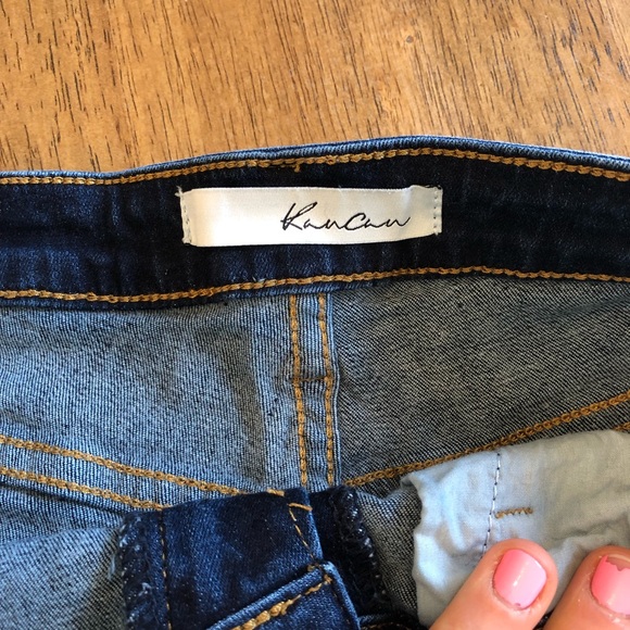 High Rise Jean shorts - Picture 3 of 4